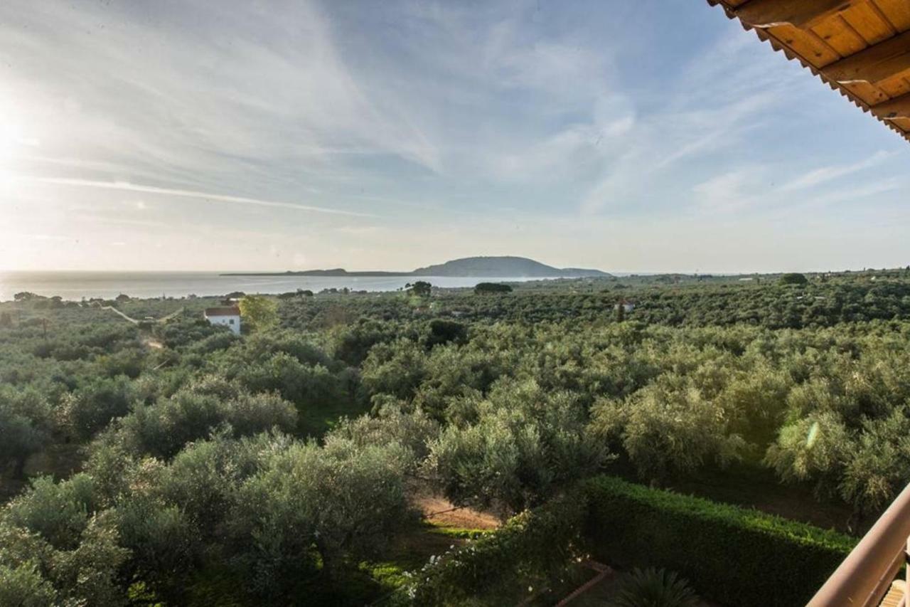 Cozy Flats In An Olive Grove By The Sandy Beach Kánalos Kültér fotó